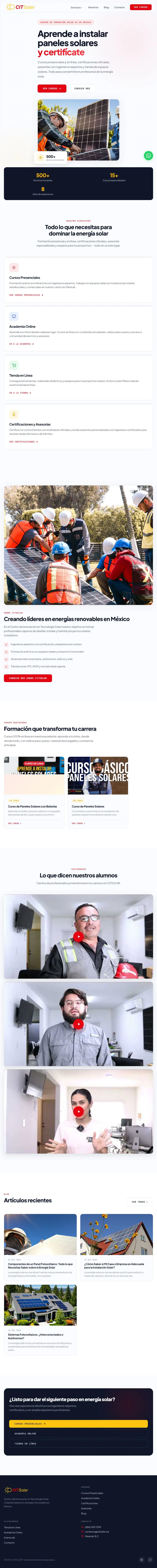 Página completa de citsolar.mx